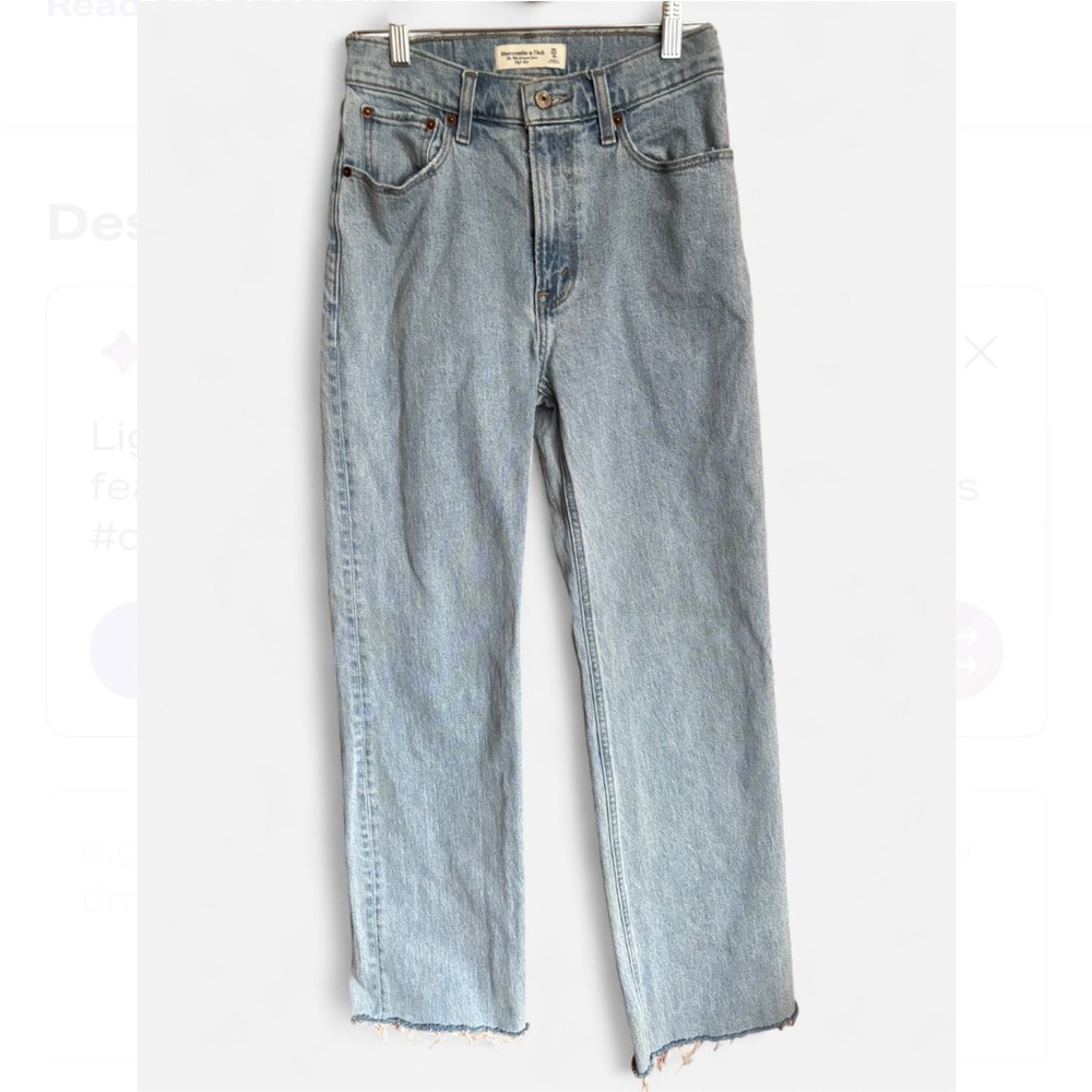 Abercrombie & Fitch the 90s Relaxed High Rise Jeans- size 25 / 0 Regular